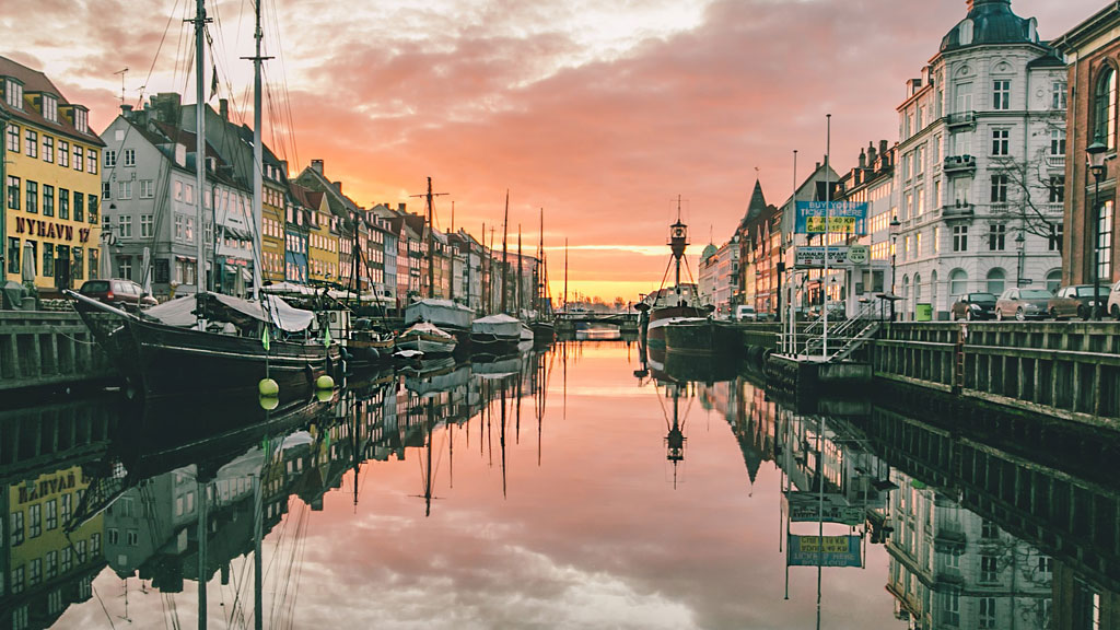 Vodní kanál Nyhavn.