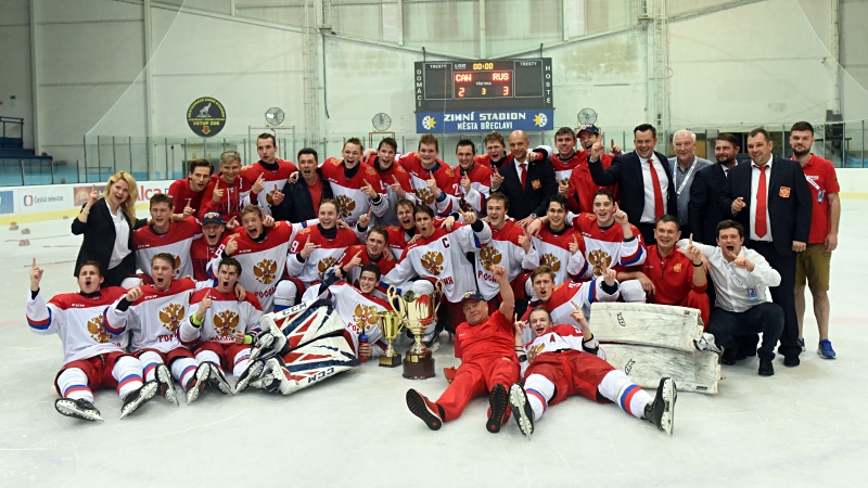 Kanada 23. zlato nepřidala, Hlinka Gretzky Cup vyhráli Rusové!