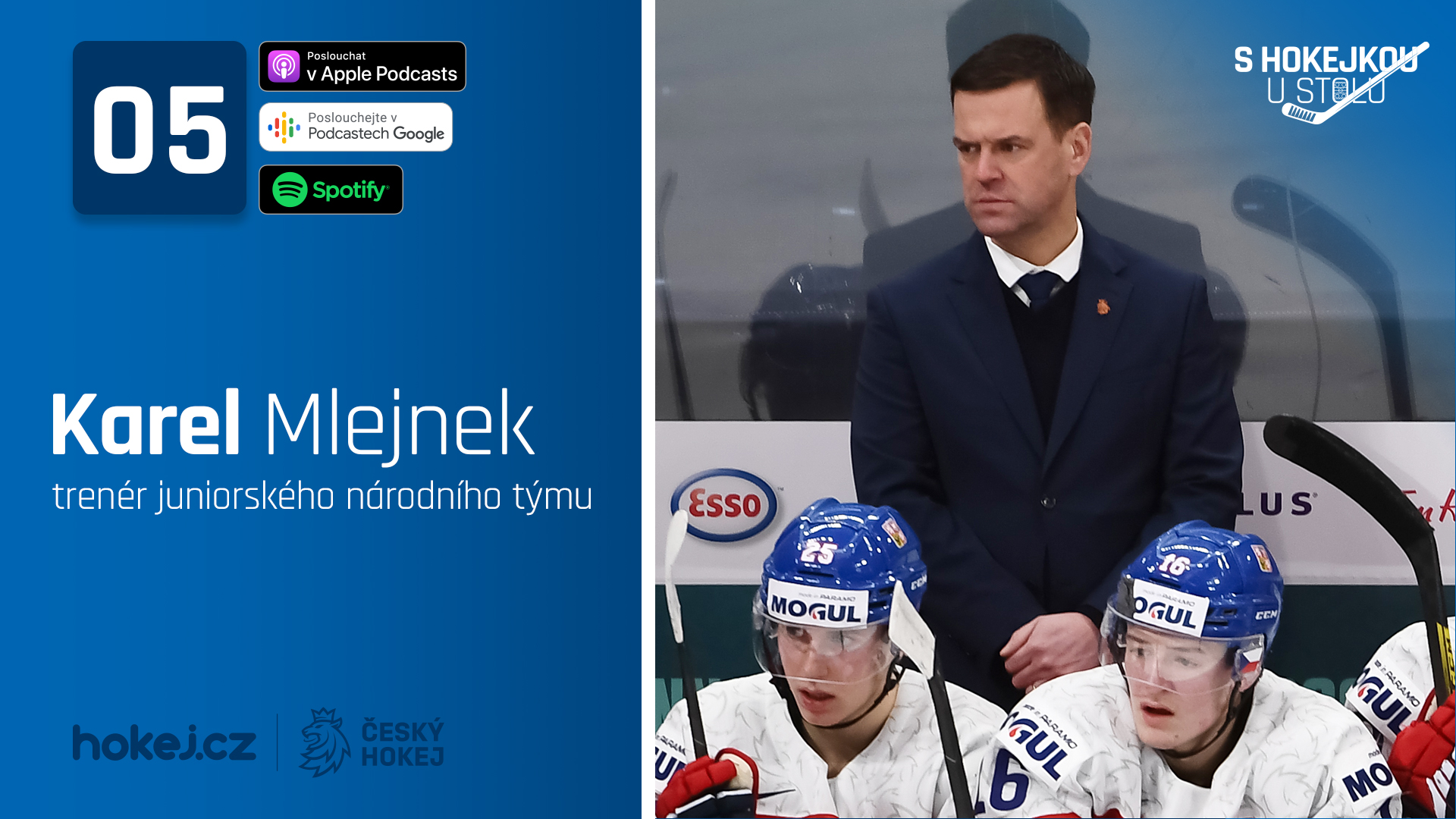 S hokejkou u stolu #5: Karel Mlejnek – trenér reprezentace U20