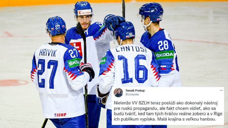 Hokejové tweety: Malá země s velkou hanbou. Jaké jsou reakce na slovenský svaz?